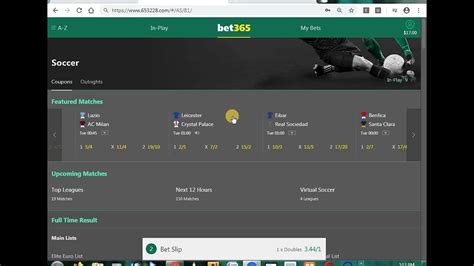 bet365 live in play